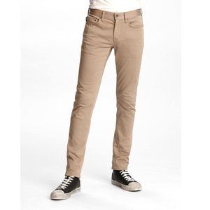 John Varvatos Star USA Men's Wight Skinny Straight Soft Knit Jeans Lee Wash Oat